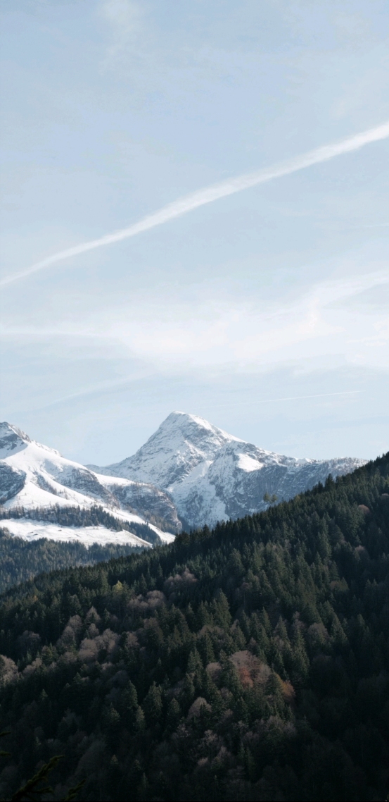 高山雪景