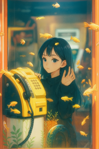 梦幻金鱼少女