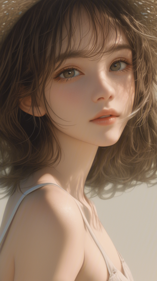 梦幻阳光甜美女孩