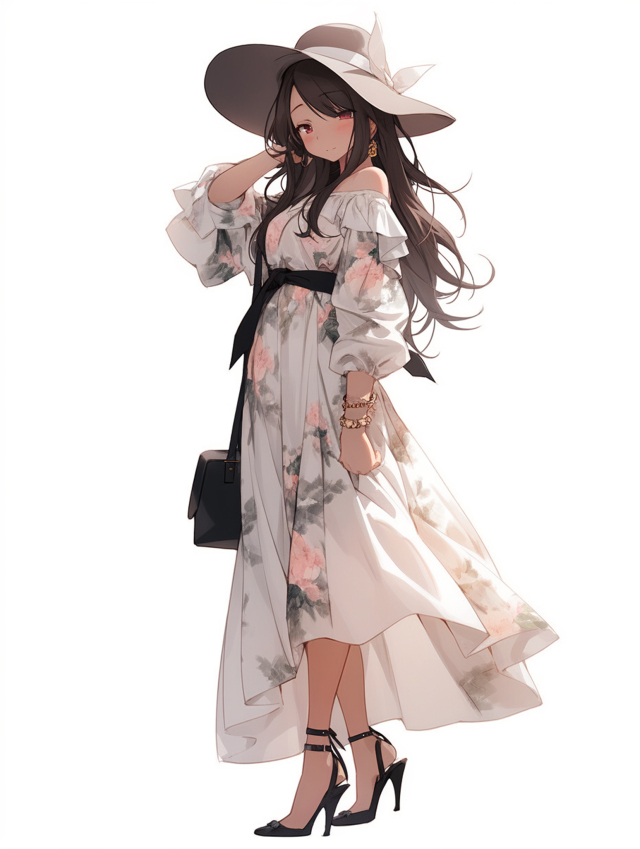 戴帽子的女孩