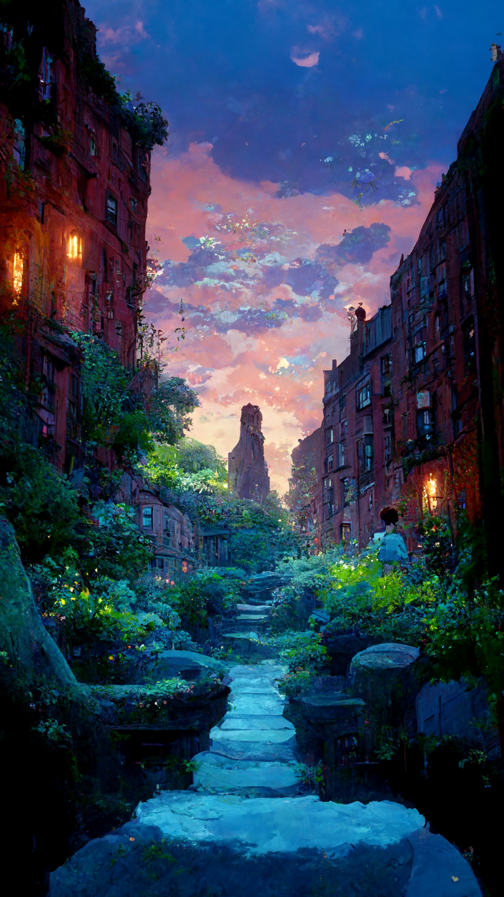 徜徉在靜謐的花園小徑