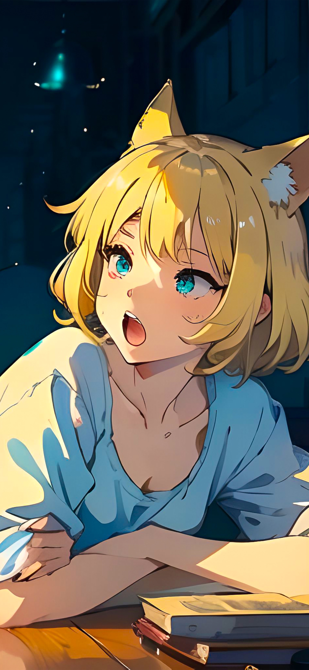 貓耳少女 高清K壁紙