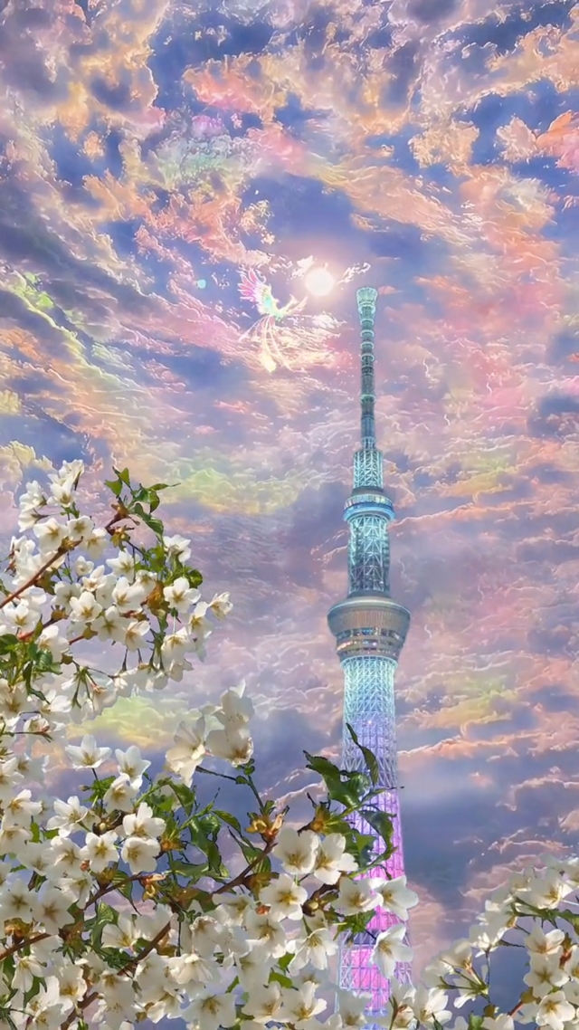 七彩祥雲