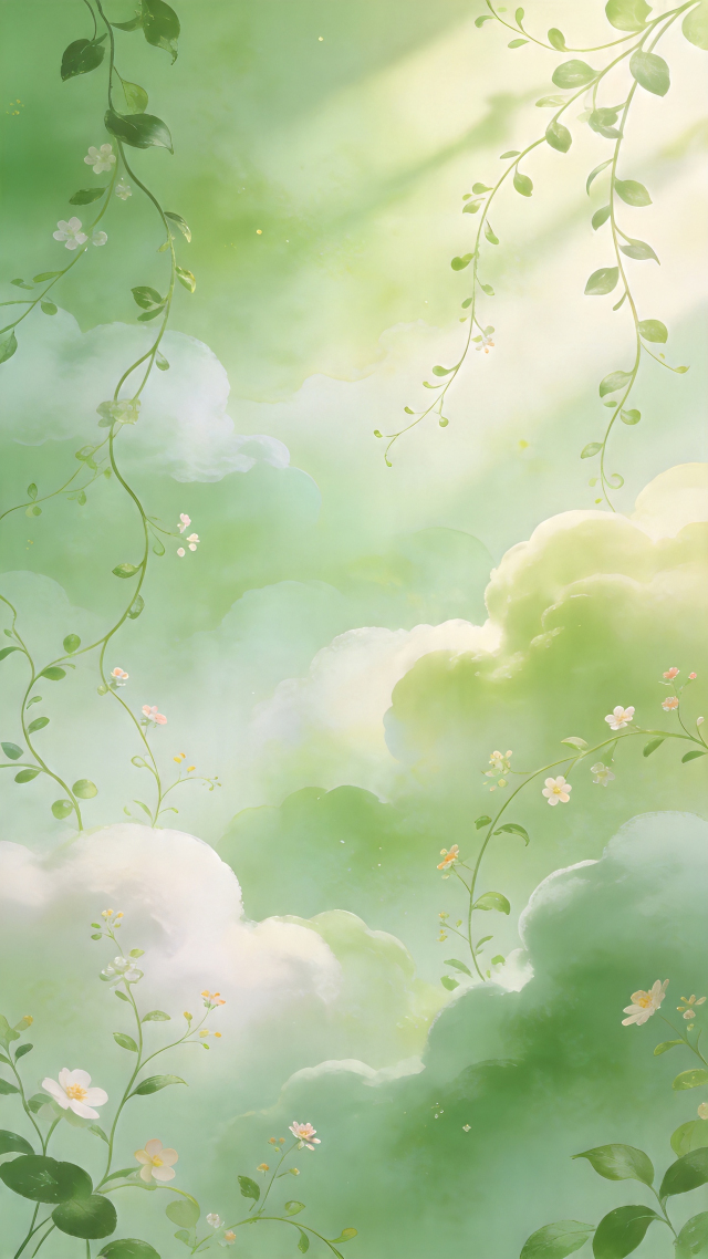 绿色藤蔓 护眼
