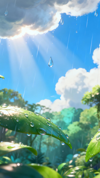 晴雨沐叶