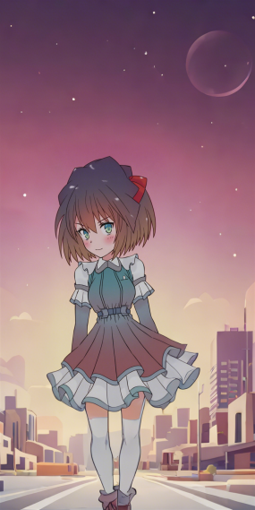 紫色天空