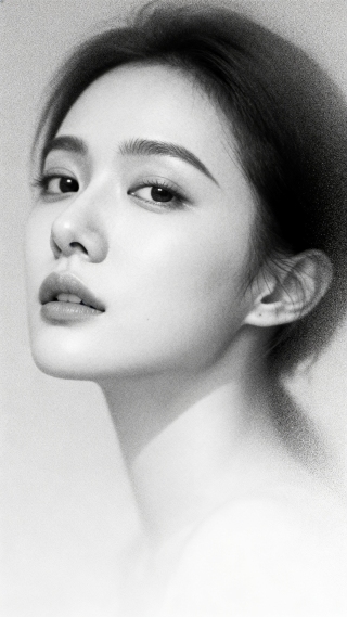 朦胧人像美女纯净壁纸