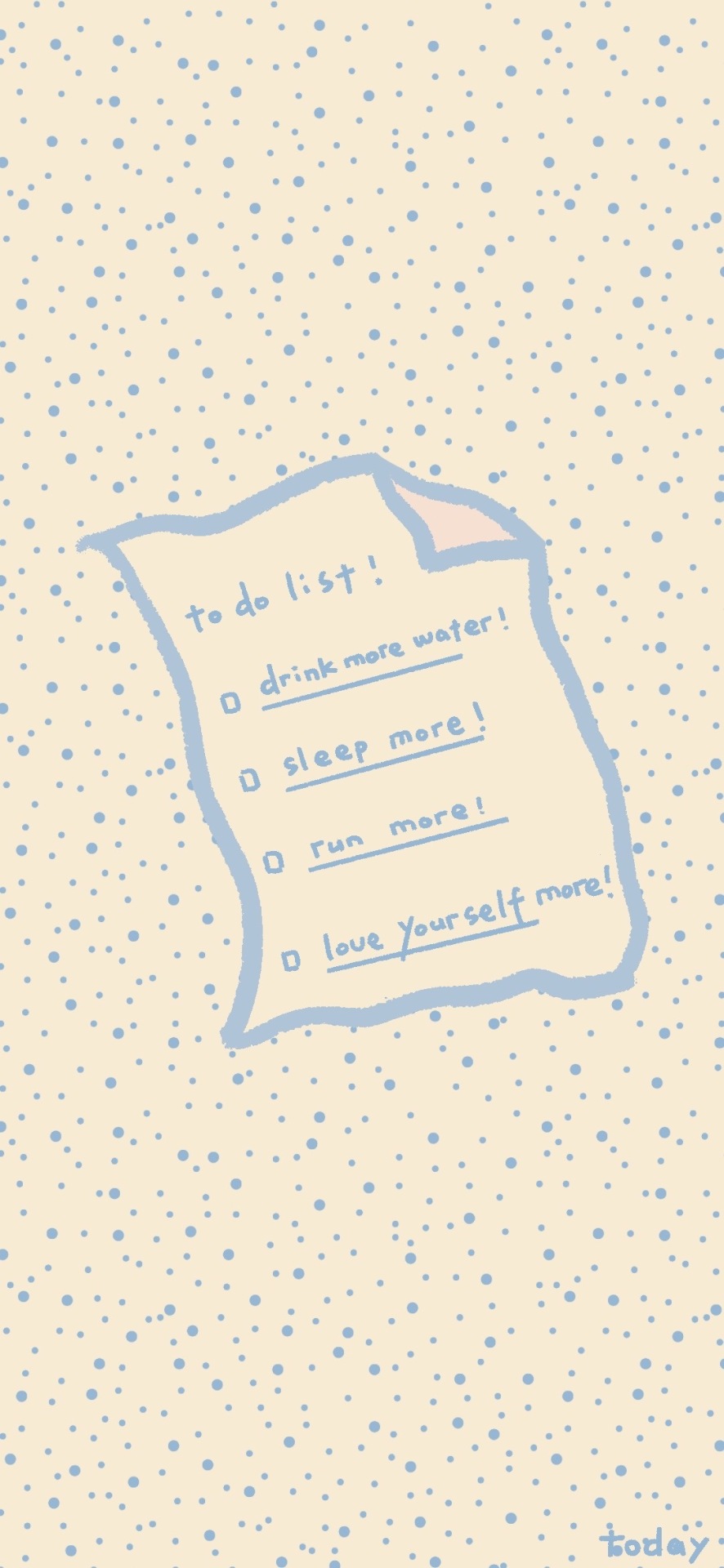 to do list！