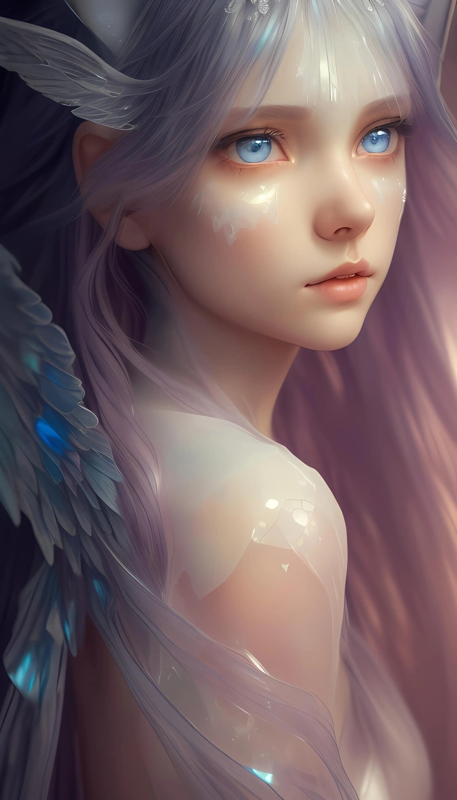 水晶美人二次元画风鹅，超耐撕