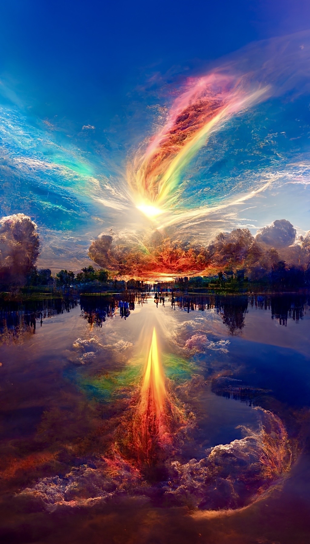 七彩祥雲