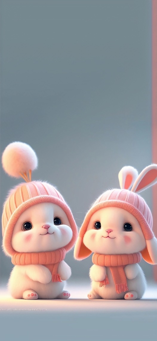 可爱双兔