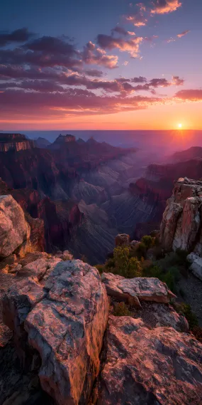 峡谷晨曦 ，光影史诗