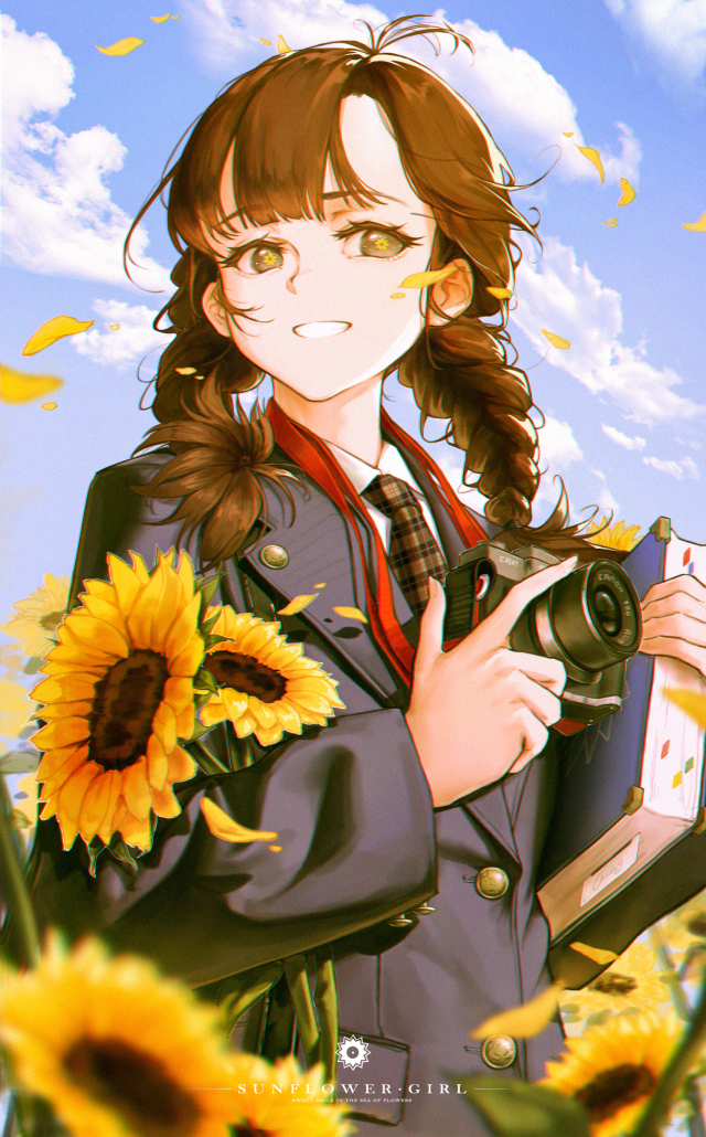Sunflower girl