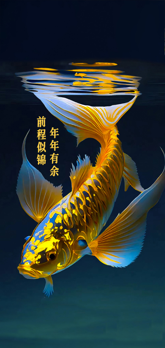 發財 錦鯉 好運