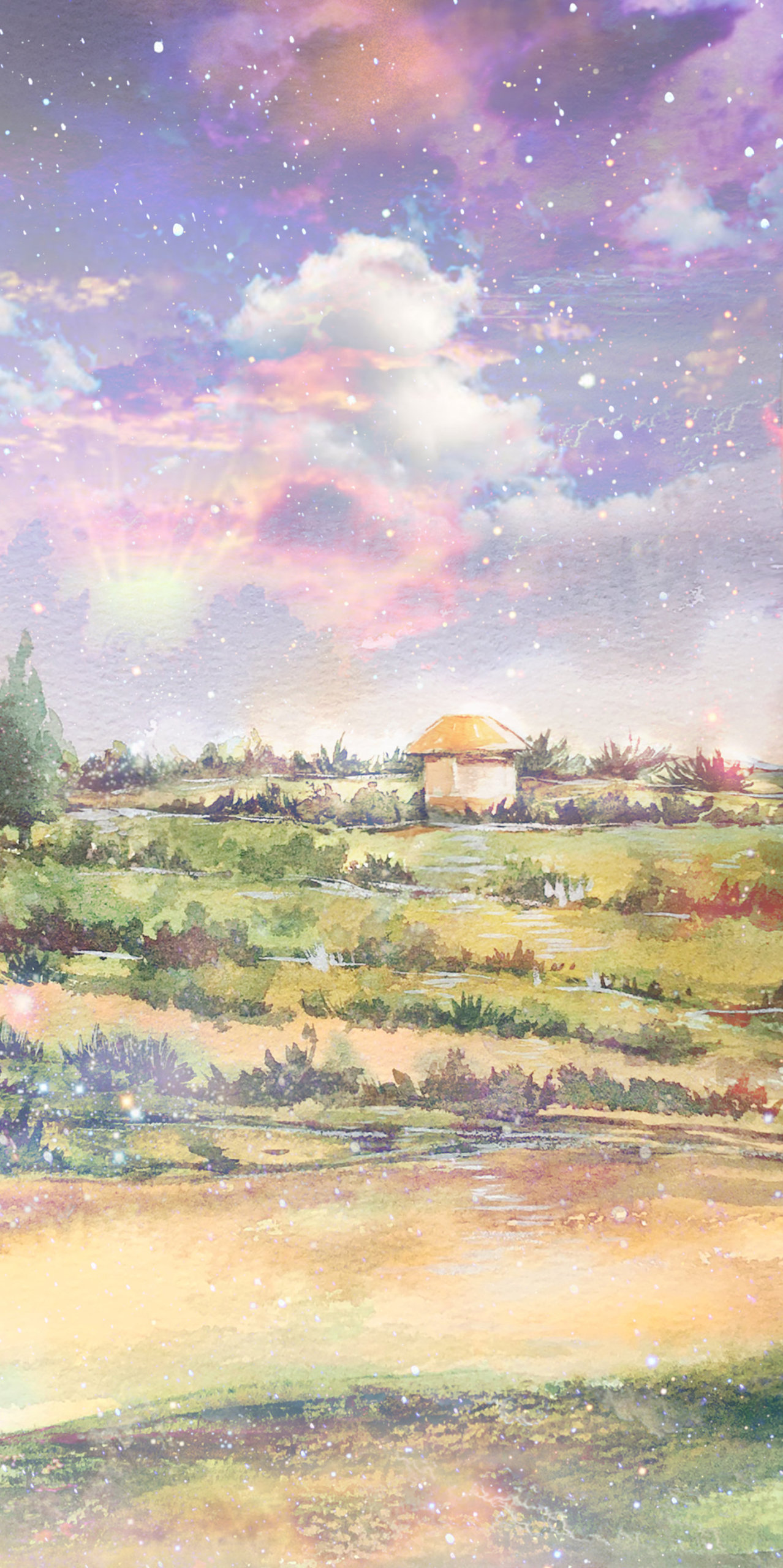 田園小屋微信聊天背景