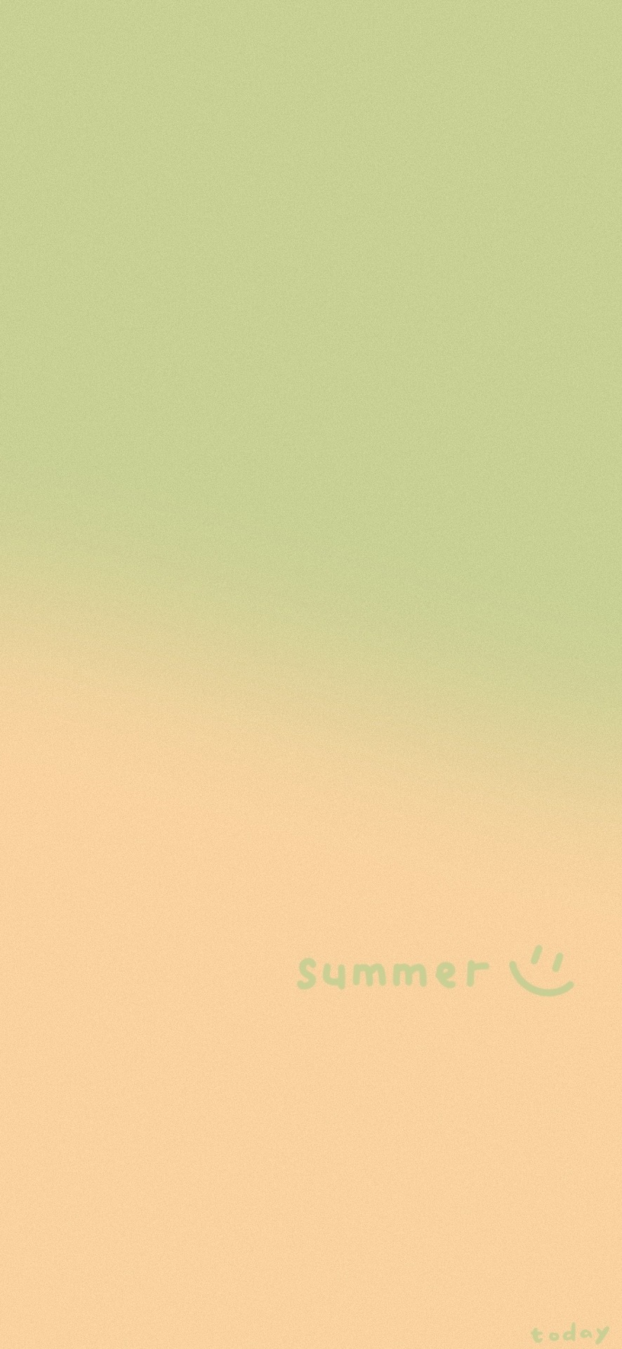 漸變色夏天