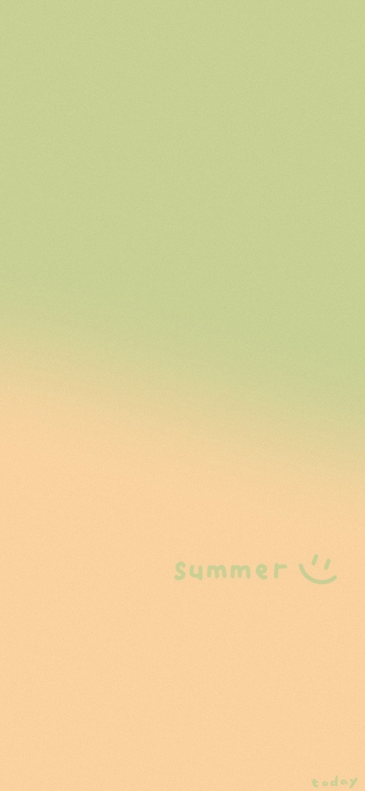 渐变色夏天