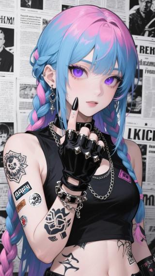 颓废少女