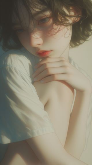 忧郁气质女孩