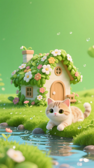 护眼小猫壁纸