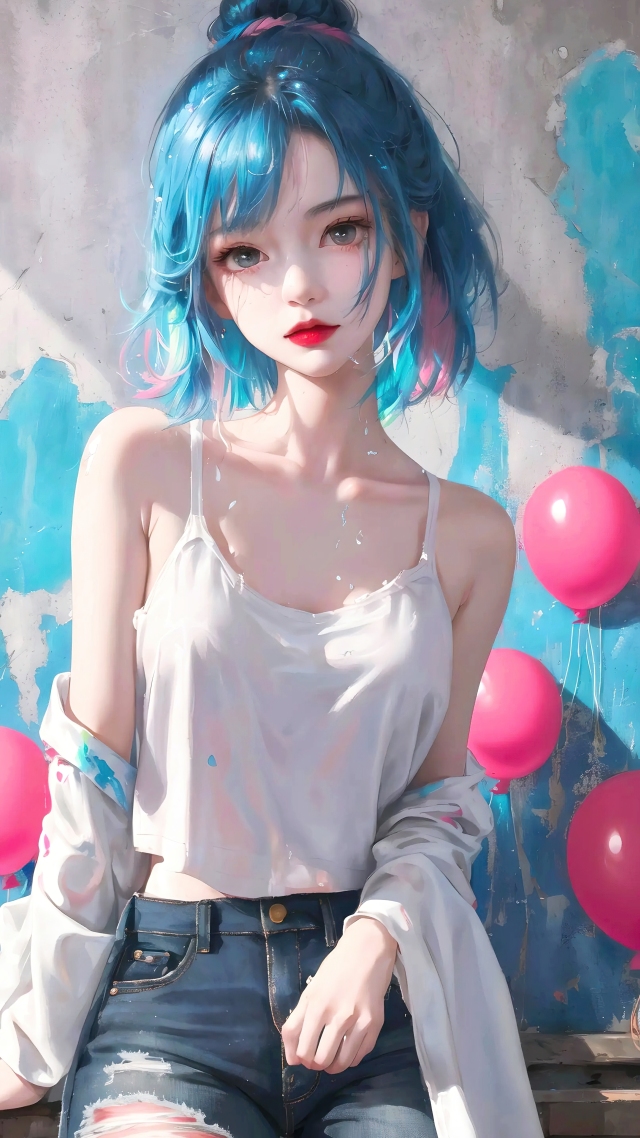 美女
