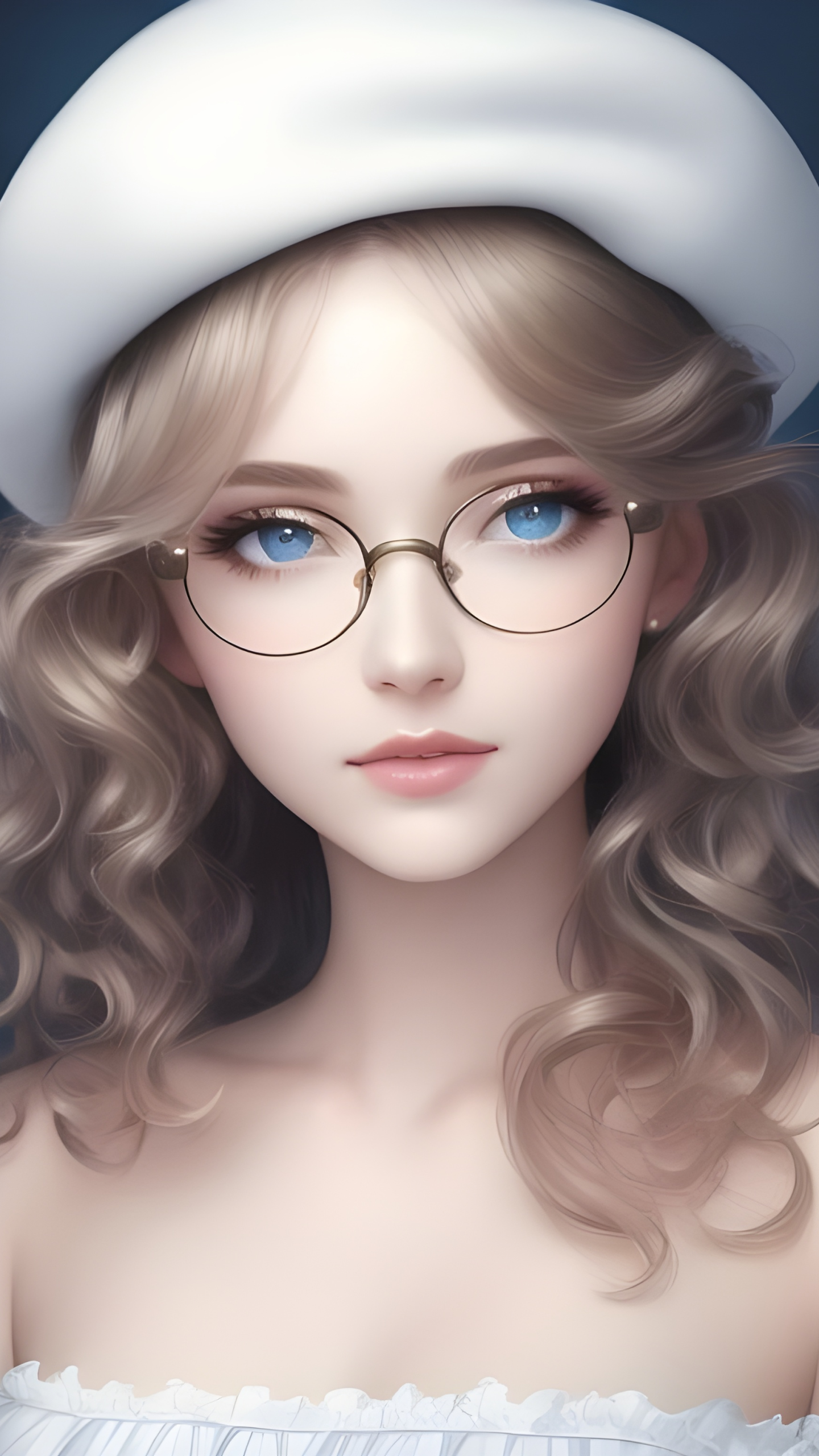 戴眼鏡的女孩