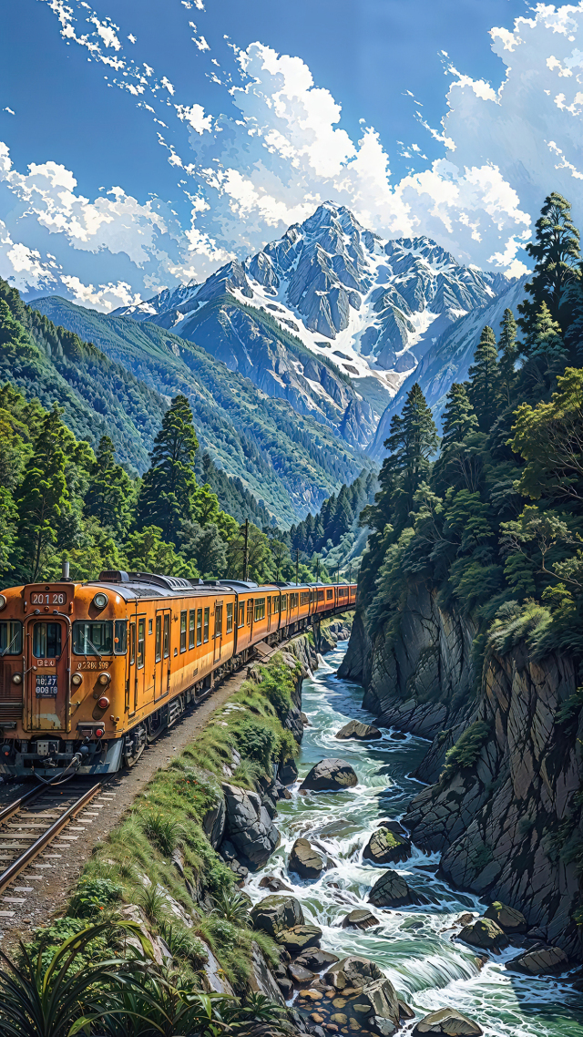 山间火车