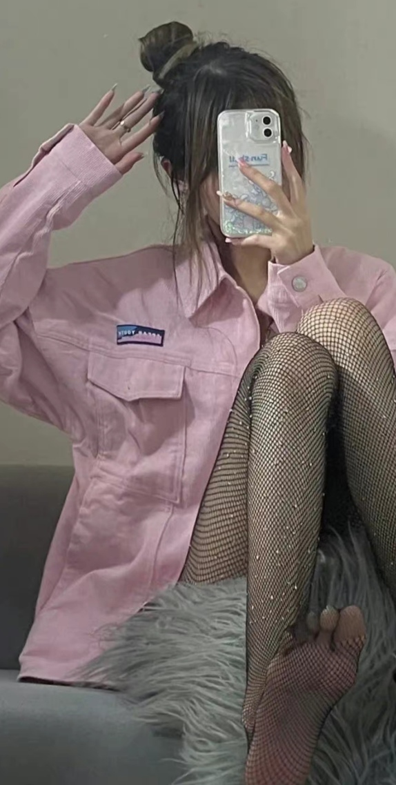 亮钻黑丝美女②