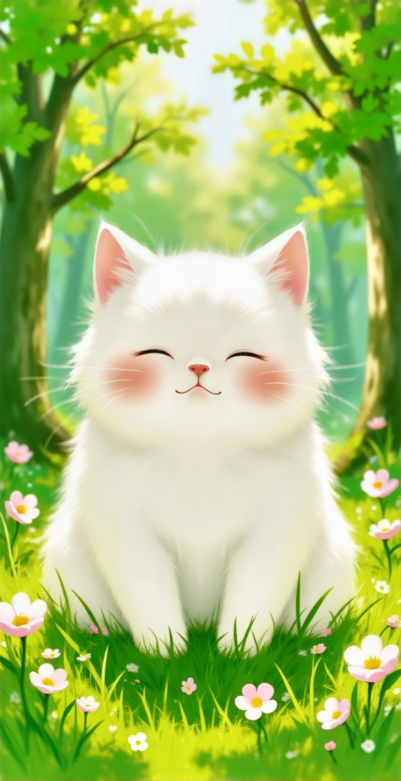 治愈猫咪插画系列