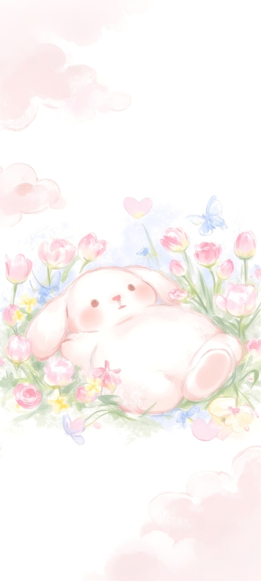 花海萌兔軟fufu時光