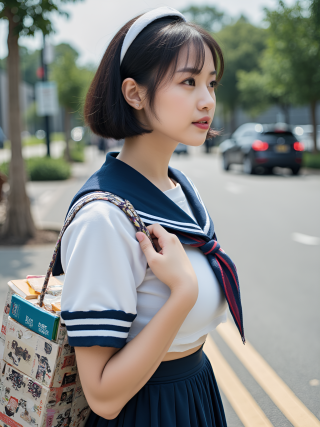 校园美女