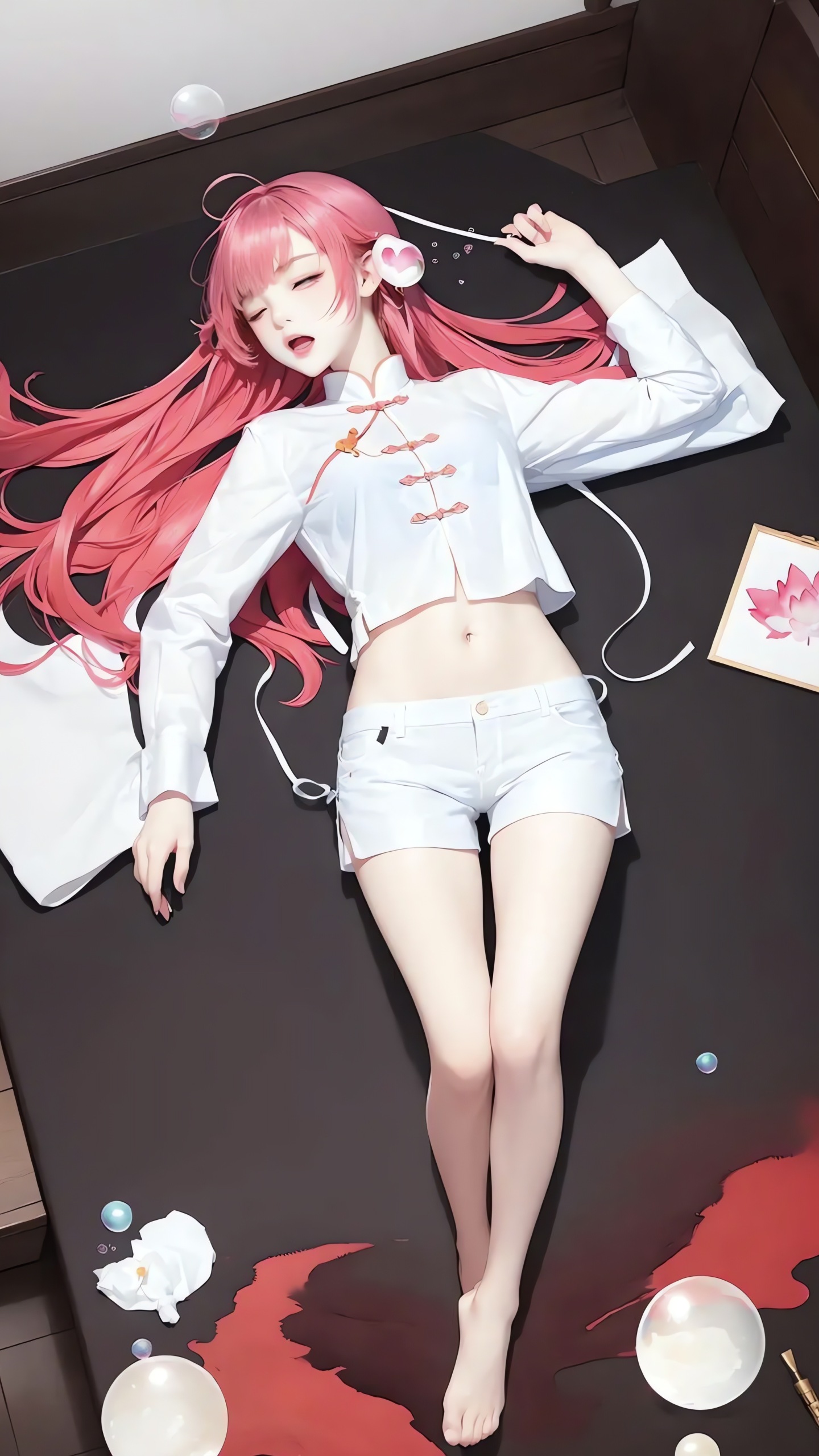 床上美少女