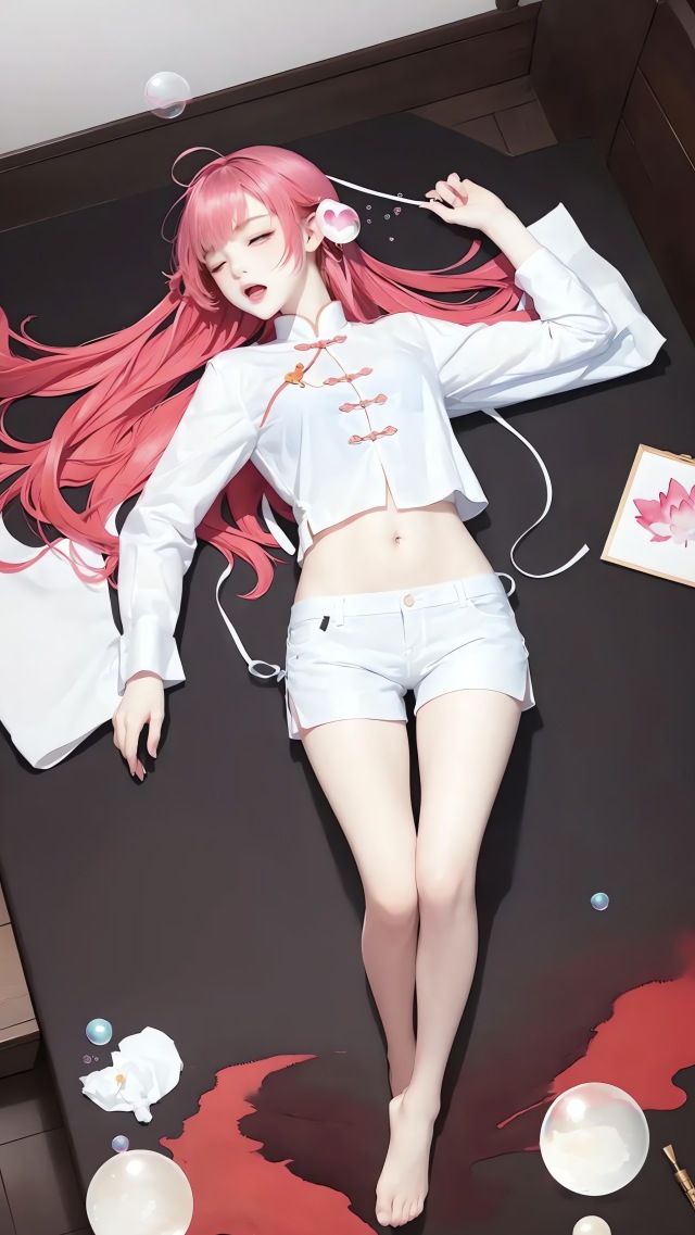 床上美少女