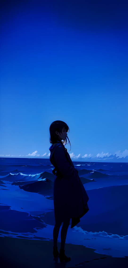 風衣少女