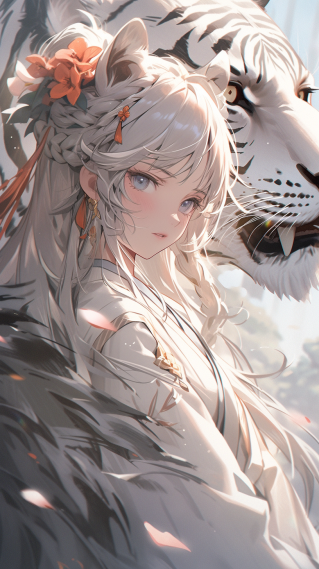白虎少女