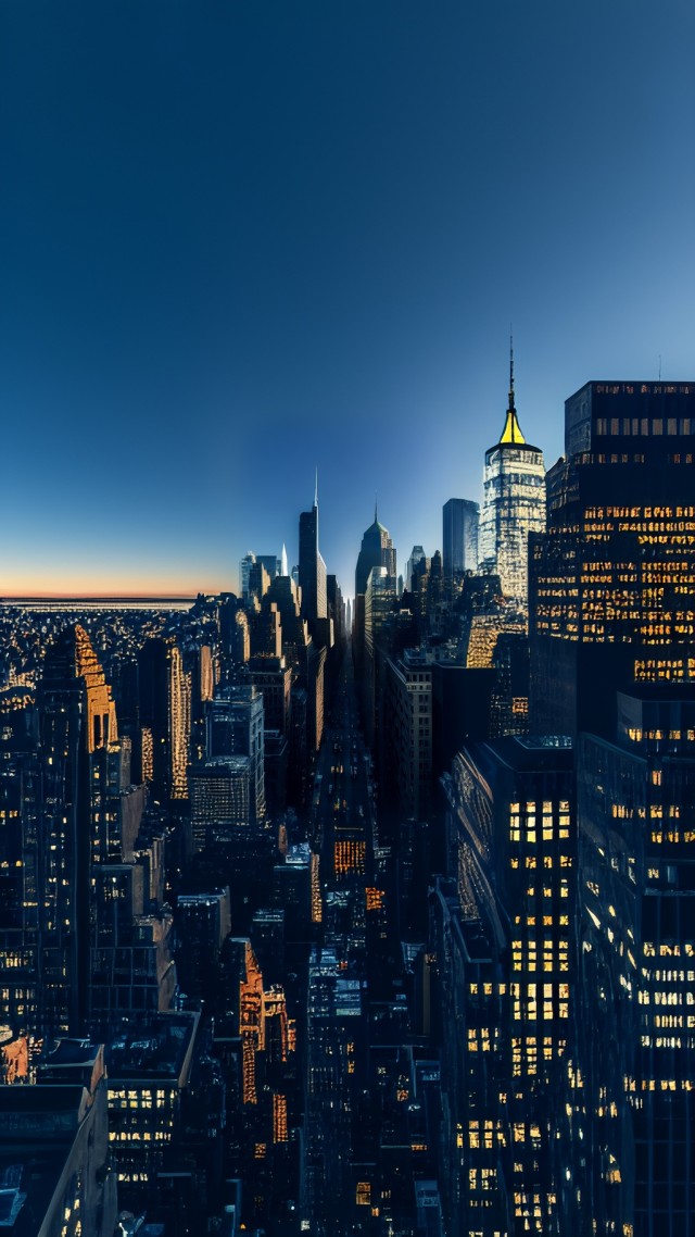 繁华都市夜景