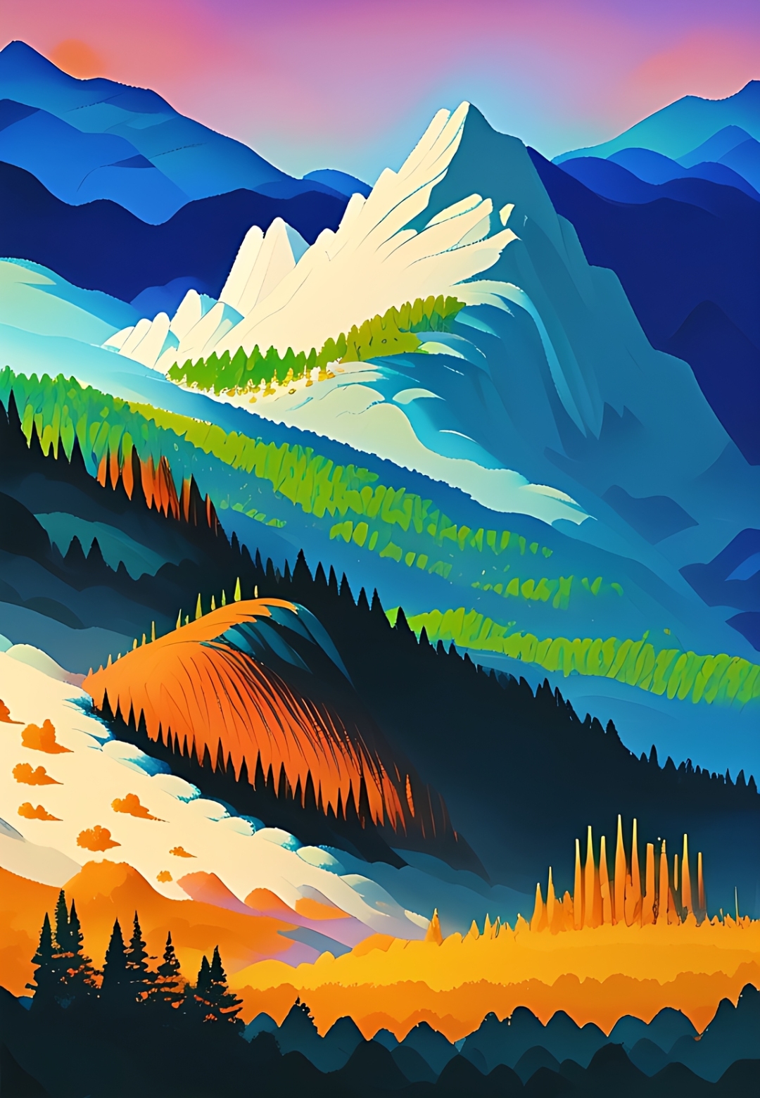 麵包山景一