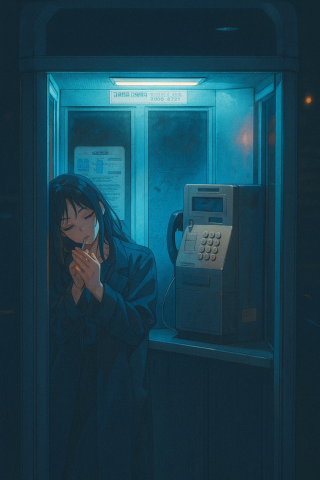 电话亭少女