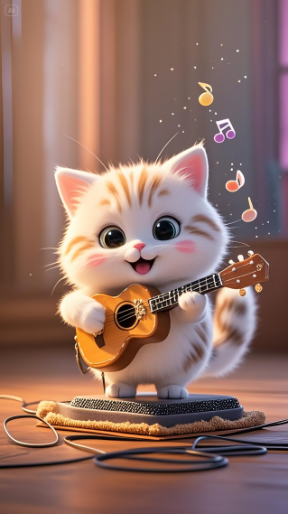 嗨皮小猫