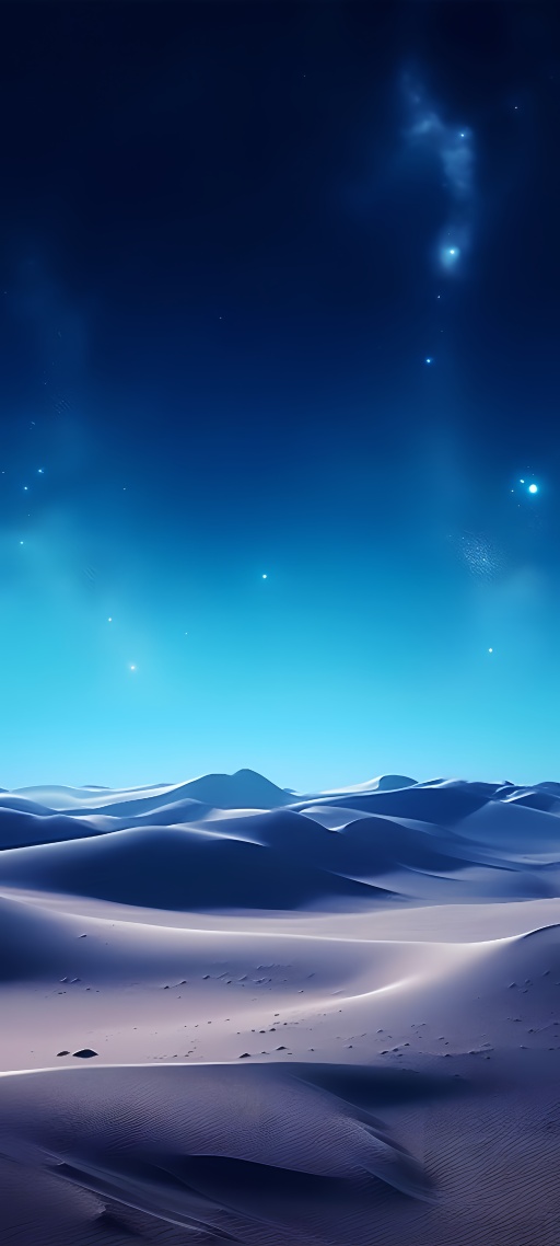 沙漠夜空