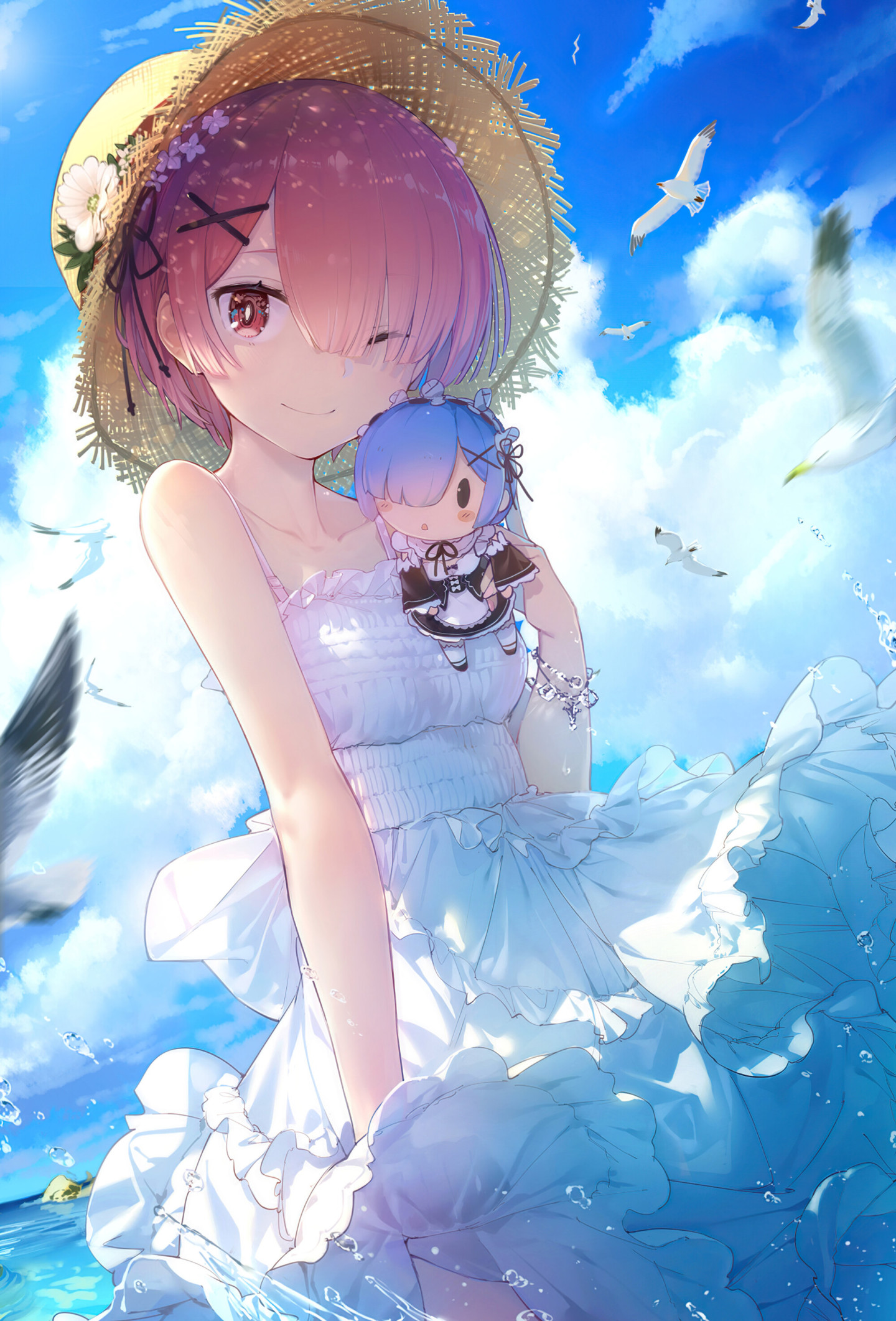 夏日海邊拉姆