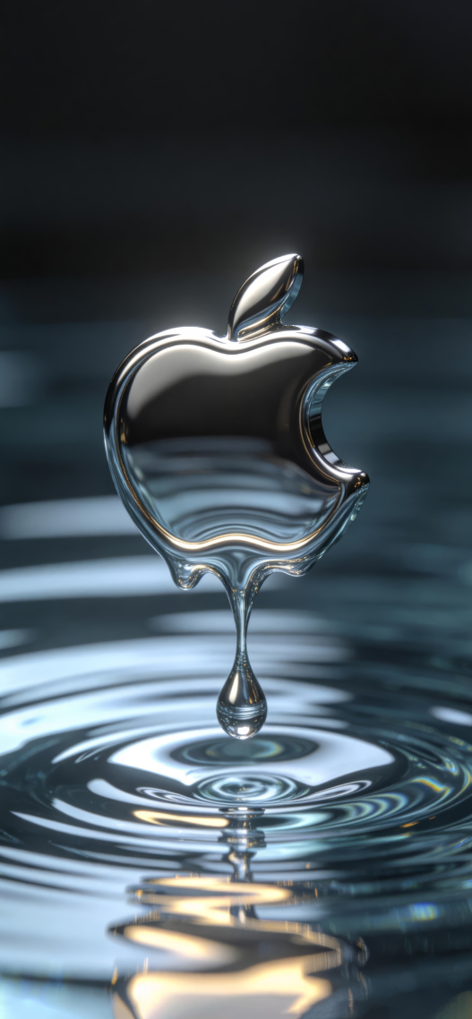 苹果LOGO水滴