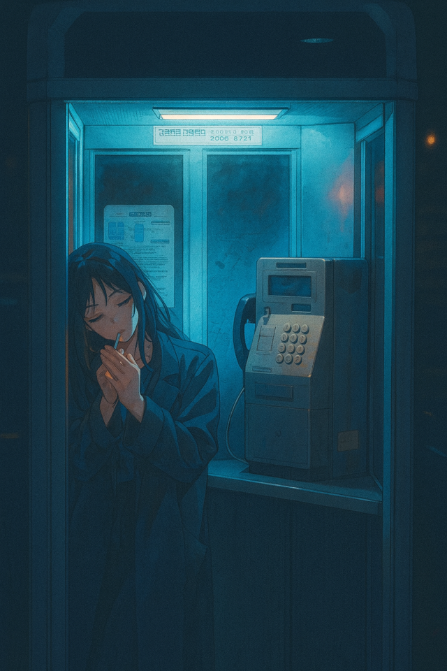 电话亭少女