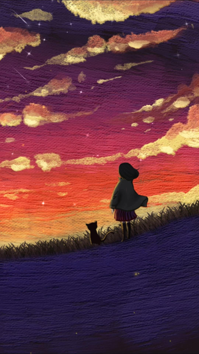 紅霞星晨少女