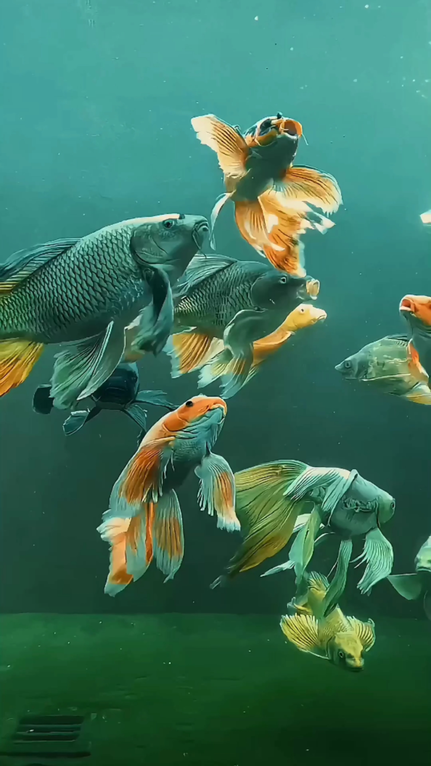 蝴蝶錦鯉4k