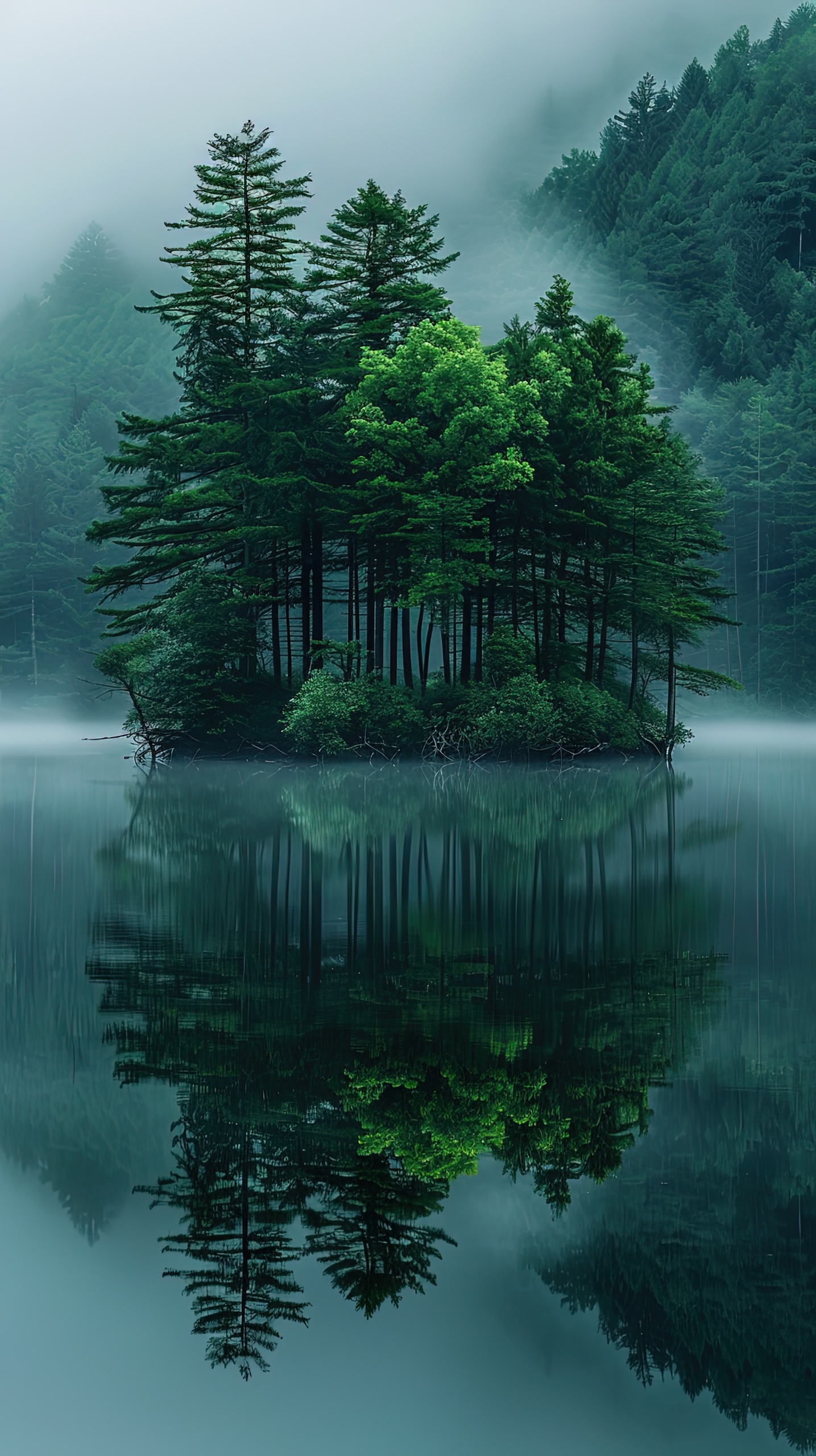 迷雾森林湖泊