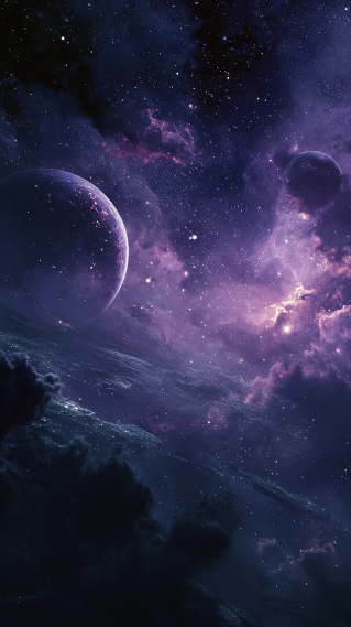 浪漫紫色星球