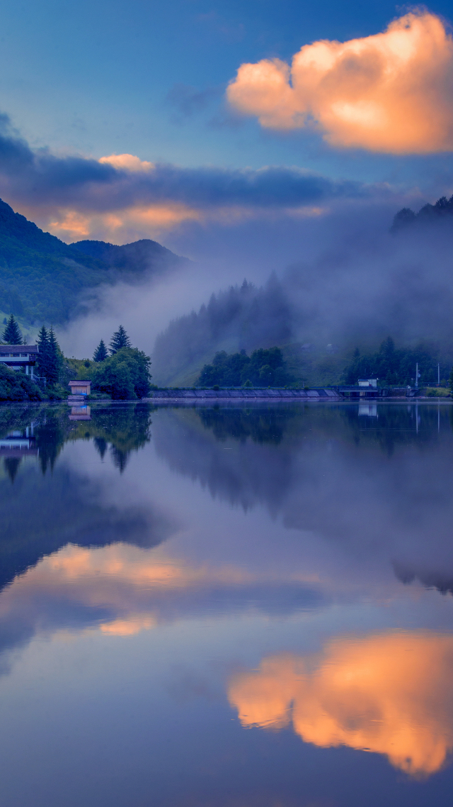 @山间云雾 唯美风光(风景手机静态壁纸) - 风景手机壁纸下载 - 元气壁纸