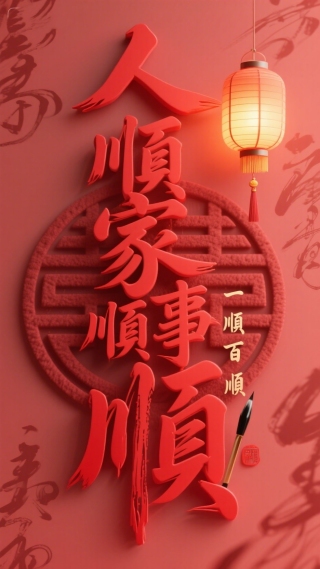 人顺家顺事事顺