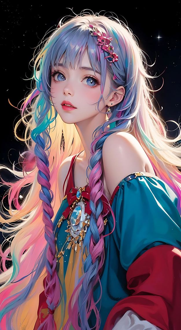 多彩心动少女